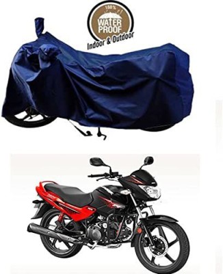 KEDIT Waterproof Two Wheeler Cover for Hero(Glamour Programmed FI BS6, Blue)