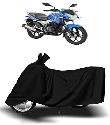 KEDIT Waterproof Two Wheeler Cover for Bajaj(Discover 125 DTS-i, Black)