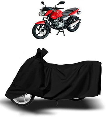 KEDIT Waterproof Two Wheeler Cover for Bajaj(Pulsar 135 LS DTS-i, Black)