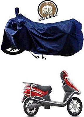 KEDIT Waterproof Two Wheeler Cover for Universal For Bike(Electric Flash, Blue)