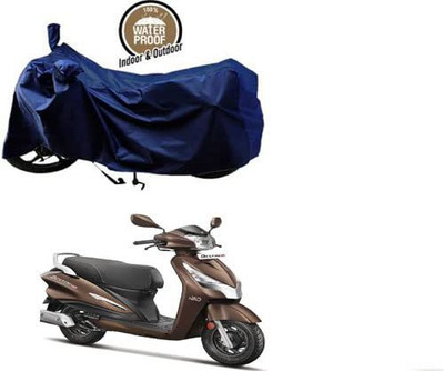 KEDIT Waterproof Two Wheeler Cover for Hero(Destini 125, Blue)