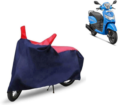 Richiee Two Wheeler Cover for Hero(Pleasure Plus, Red, Blue)