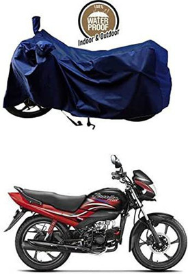 KEDIT Waterproof Two Wheeler Cover for Universal For Bike(Passion Pro, Blue)