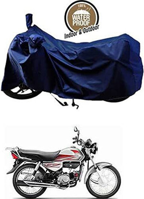 KEDIT Waterproof Two Wheeler Cover for Hero(HF Dawn, Blue)