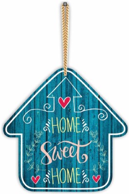 CVANU Lovely Home Sweet Home for Home _Door_Wall_Room Decoration(8 inch X 8 inch, Multicolor)