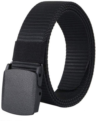 ZORO Men Casual Black Nylon Belt