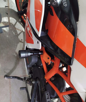SGTB Heavy Brackets Sliders for KTM RC Duke 125 200 390 Frame Crash Protector Bike Crash Guard(KTM)