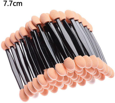 Glamezone 10 Pcs Disposable Eyeshadow Brushes Dual Sides Applicators(Pack of 10)