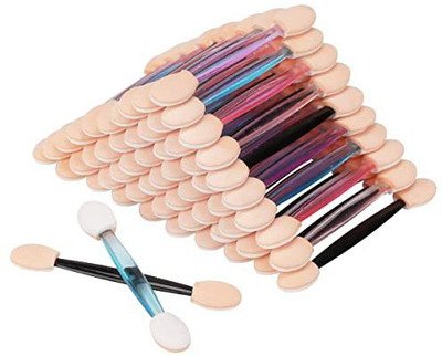 Glamezone Disposable Eyeshadow Brushes Dual Sides Eye Shadow Sponge Applicators(Pack of 10)