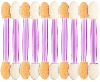 Elecsera 10 Pcs Eyeshadow Brushes Dual Sides Applicators(Pack of 10)