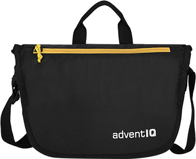 AdventIQ Advance Messenger/Shoulder DSLR/SLR Camera Bag-BNP 0300 (Black-Yellow Clr)  Camera Bag(Black-Yellow)