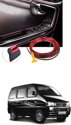 PECUNIA Plastic Car Door Guard(Red, Pack of 1, Maruti, Versa)