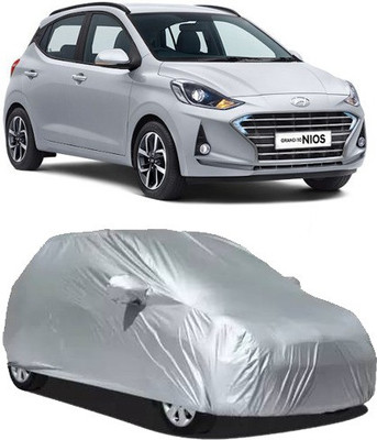 POLYMAXX Car Cover For Hyundai Grand i10 (With Mirror Pockets)(Silver, For 2020 Models)