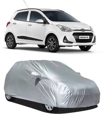 POLYMAXX Car Cover For Hyundai Grand i10 (With Mirror Pockets)(Silver, For 2020 Models)