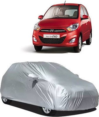 POLYMAXX Car Cover For Hyundai Grand i10 (With Mirror Pockets)(Silver, For 2020 Models)