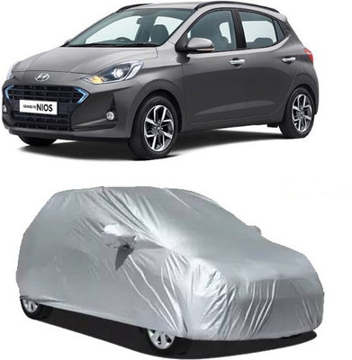 POLYMAXX Car Cover For Hyundai Grand i10 (With Mirror Pockets)(Silver, For 2020 Models)