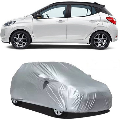 POLYMAXX Car Cover For Hyundai Grand i10 (With Mirror Pockets)(Silver, For 2020 Models)