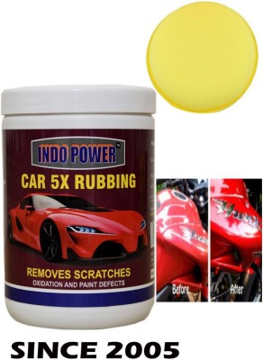 INDOPOWER LC1247-CAR WAX 5X RUBBING 1LC.+ One Foam Applicator Pad. BAALCC1253 Vehicle Interior Cleaner(1000 g)