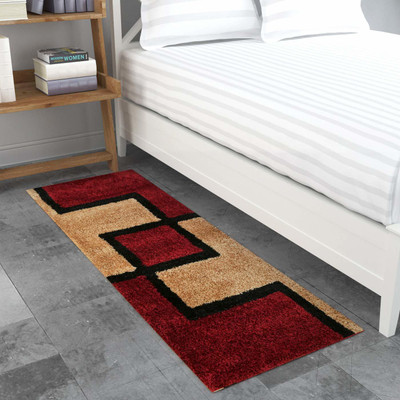 YOURUG Polycotton Floor Mat(Red, Extra Large)