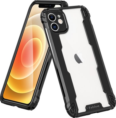 Fablue Back Cover for Apple iPhone 11(Black, Pack of: 1)