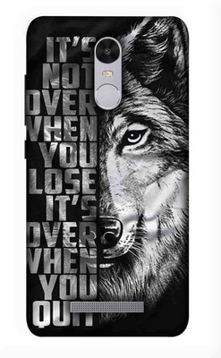 NDCOM Back Cover for Mi Redmi Note 3(Black, Grey, Hard Case, Pack of: 1)