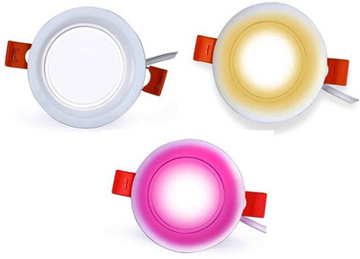 mg lights 5 WATT CEILING LAMP(Track lights ) Recessed Ceiling Light Ceiling Lamp(White)