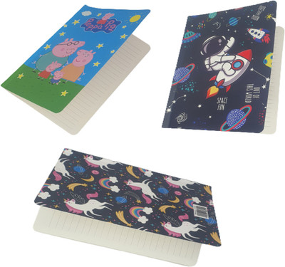 Seniddpro 3 Regular Diary Ruling 300 Pages(Combo, Pack of 3)