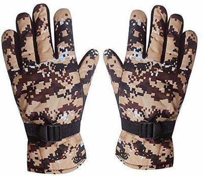 SIYAA Unisex Winter Outdoor Activities Indian Army Military Waterproof Gloves Riding Gloves(Multicolor)