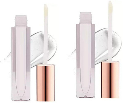 YAWI Supreme Shine Transparent Color Lip Gloss Pack Of Two(12 ml, Transparent)