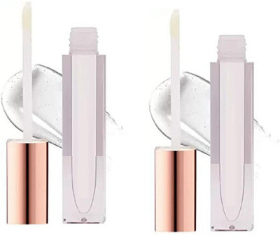 YAWI Supreme Shine Transparent Pack Of Two Color Lip Gloss(12 ml, Transparent)