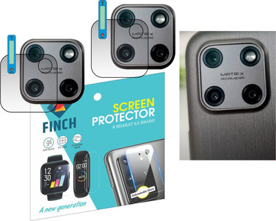 FINCH Back Camera Lens Glass Protector for REALME C21Y ,c25Y(Pack of: 2)