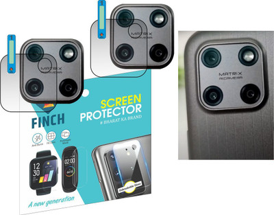 FINCH Back Camera Lens Glass Protector for REALME C21Y ,c25Y(Pack of: 2)