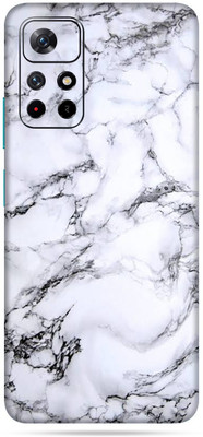 WeCre8 Skin's Redmi Note 11T 5g, Marble White Mobile Skin(Multicolor)