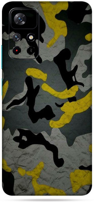 WeCre8 Skin's Redmi Note 11T 5g, Camouflage Yellow Mobile Skin(Multicolor)