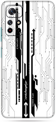 WeCre8 Skin's Redmi Note 11T 5g, Cyberpunk White Mobile Skin(Multicolor)