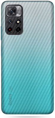 WeCre8 Skin's Redmi Note 11T 5g, Carbon Fiber Transparent Mobile Skin(Transparent)