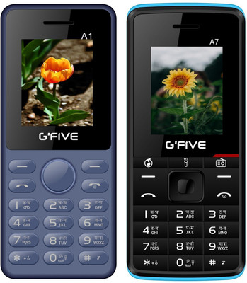 GFive A1 & A7 Combo of Two Mobile(Blue : Black Blue)