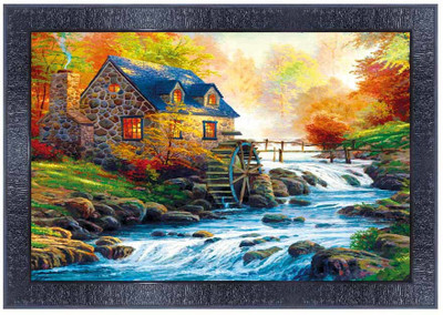 pnf Digital Reprint 10.5 inch x 13.5 inch Painting(With Frame)