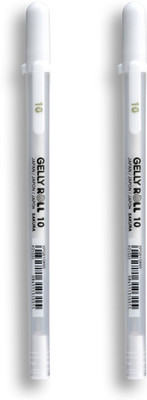 SAKURA Gelly Roll Classic Bright Bold White Gel Pen(Pack of 2, Ink Color - White)