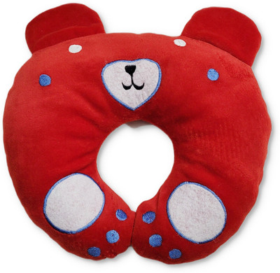 ADRIEL BRINGING JOY Foam Animals Baby Pillow Pack of 1(Red)