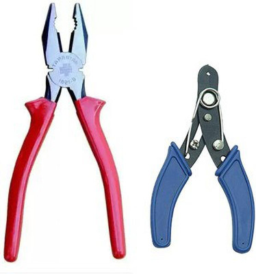 TAPARIA 1621-8 Lineman Plier Hand Too Kit with Wire Cutter Lineman Plier(Length : 8 inch)