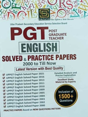 UP PGT (Post Graduate Teacher) English: 11 Solved Papers From 2000 To Present + 5 Practice Sets - SD Publication(Paperback, SD Publication)