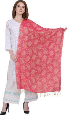 AXOLOTL Floral Print Viscose Women Stole