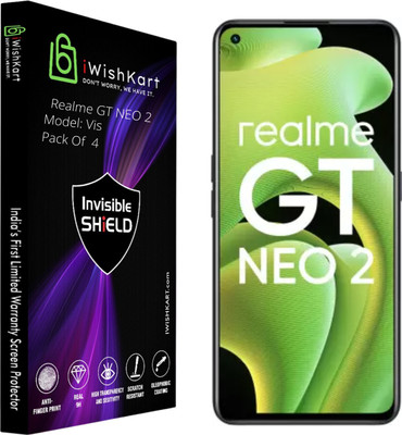 iWishKart Edge To Edge Screen Guard for Realme GT NEO 2(Pack of 4)