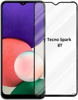 VISHZONE Edge To Edge Tempered Glass for TECNO SPARK 8T(Pack of 1)