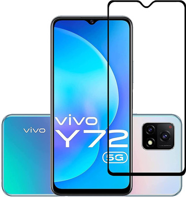 Vastu Art Edge To Edge Tempered Glass for VIVO Y72 5G(Pack of 1)