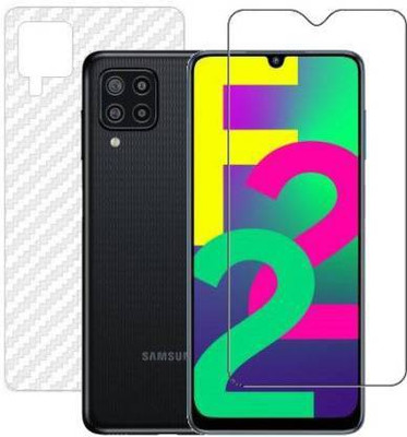 PONDRIK Front and Back Screen Guard for Samsung Galaxy F22(Pack of 2)
