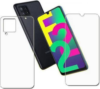 PONDRIK Front and Back Screen Guard for Samsung Galaxy F22(Pack of 2)