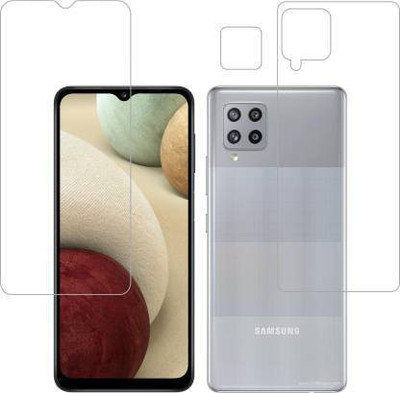 PONDRIK Front and Back Screen Guard for Samsung Galaxy F22(Pack of 3)
