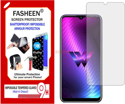 Fasheen Tempered Glass Guard for LG W30 PRO (Flexible Shatterproof)(Pack of 1)